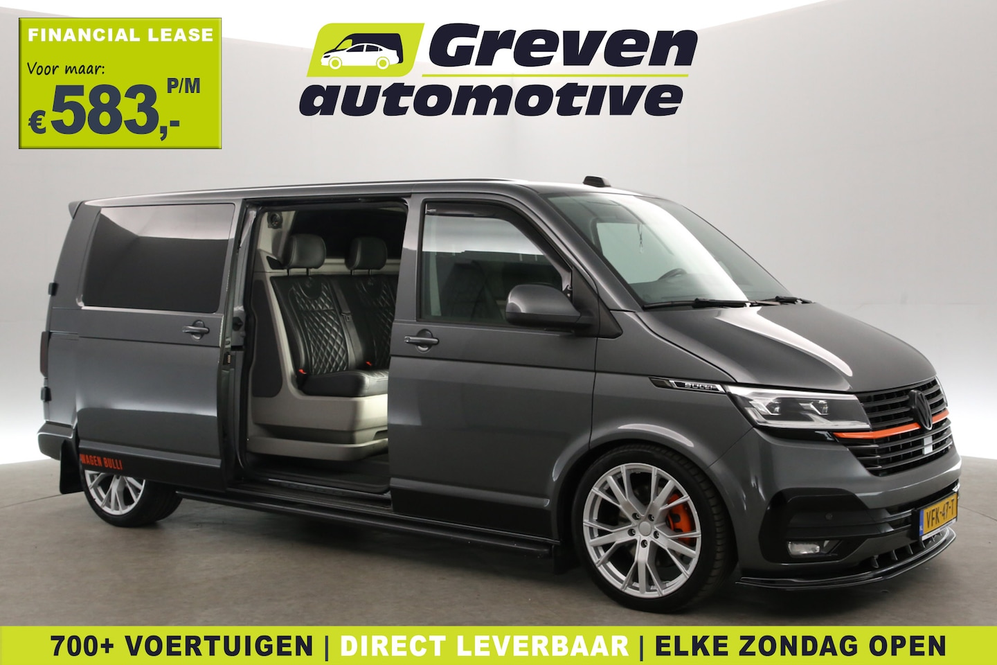 Volkswagen Transporter - 2.0 TDI Bulli 200PK L2H1 | DSG | Dubbele Cabine | Airco | Camera | Virtual | Adap. Cruise - AutoWereld.nl
