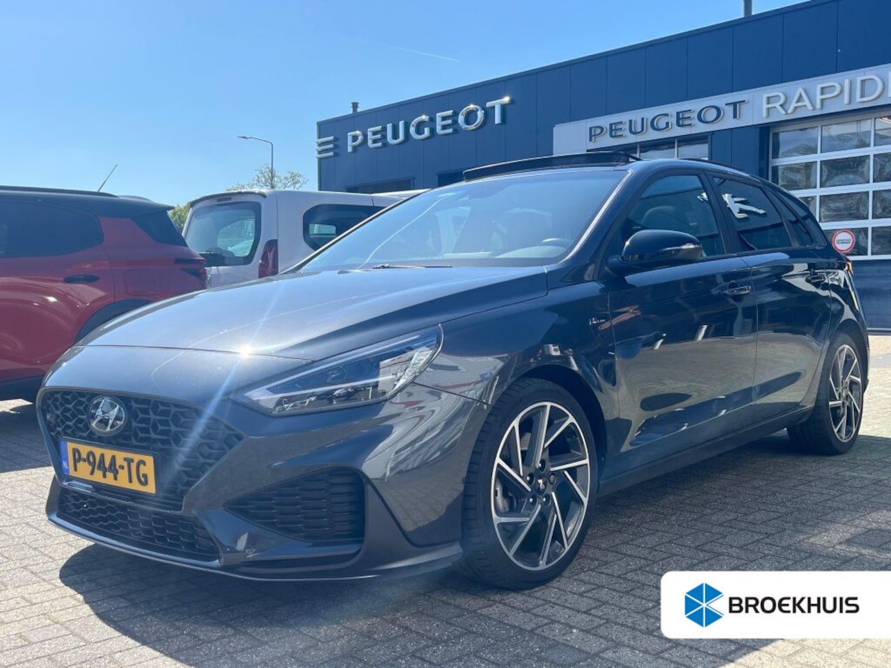 Hyundai i30 - 1.5 T-GDi MHEV N Line SKY Camera | Panorama dak | Voorstoelen verwarmd | Lederen/alcantara - AutoWereld.nl