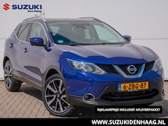 Nissan Qashqai - 1.2 Tekna |Trekhaak |360 Camera | Leder | Navi | Stoelverwarming |Parkeersensoren |Panoram