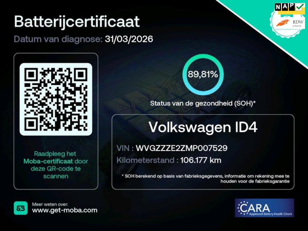 Volkswagen ID.4 - First 77 kWh 90% SOH Apple Carplay 1e EIG Rijklaarprijs! - AutoWereld.nl