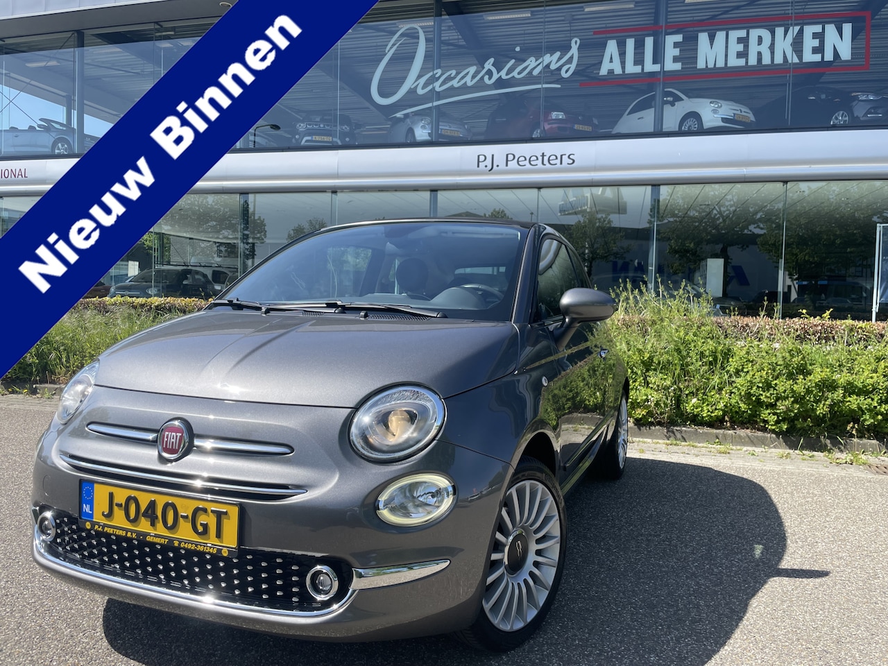 Fiat 500 C - 1.2 Lounge Airco - Parkeersensor achter - Open dak - Navigatie - Bluetooth - Licht metalen - AutoWereld.nl