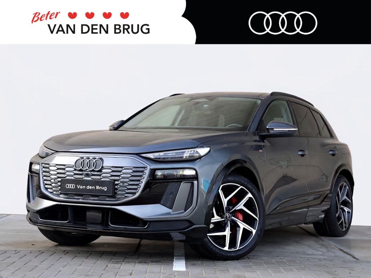 Audi Q6 e-tron - Advanced edition 83 kWh | Leder | Trekhaak | Stuurverwarming | Bijrijderscherm | 360° came - AutoWereld.nl