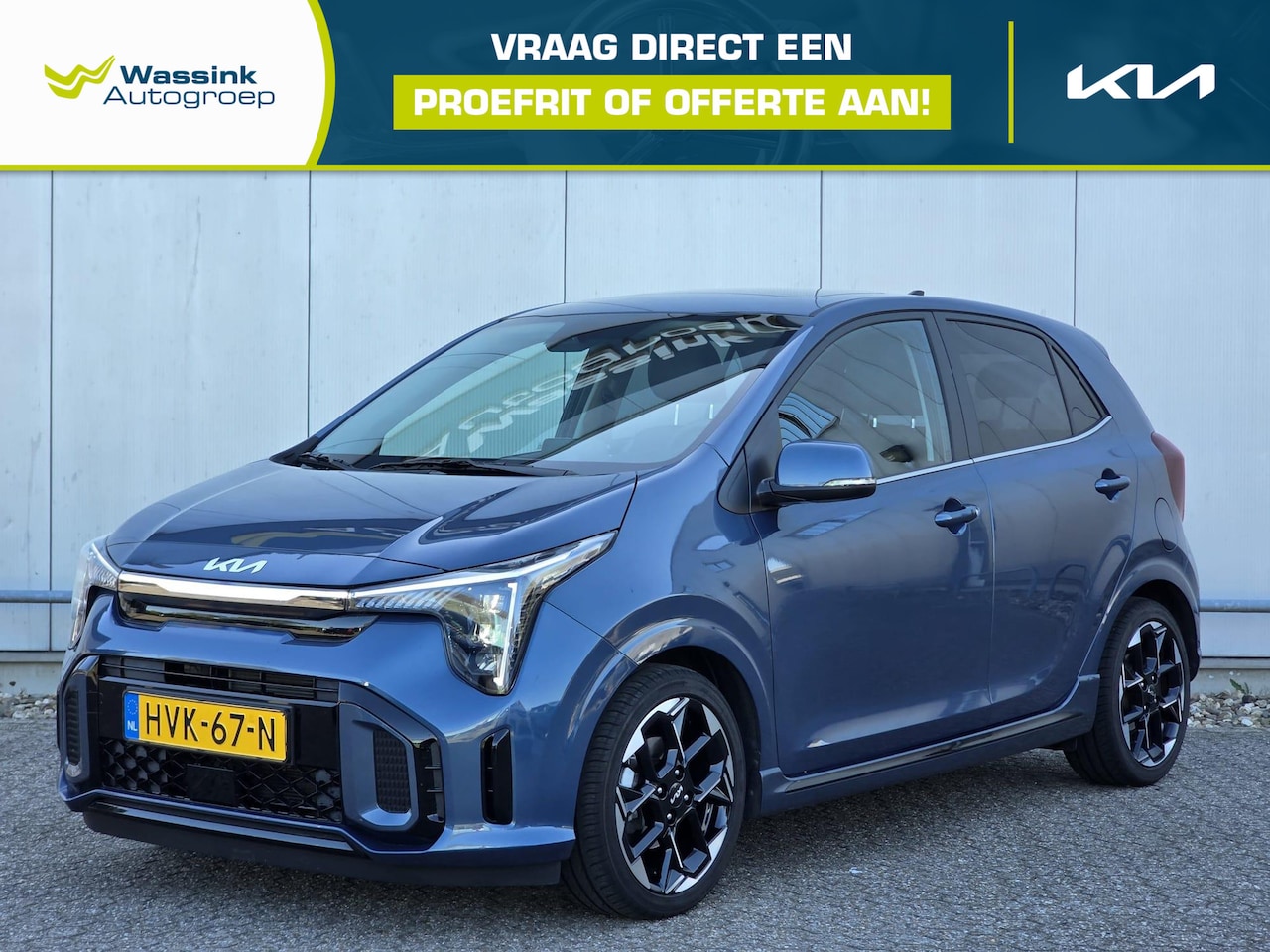 Kia Picanto - 1.0 DPi 63pk Automaat GT-Line Navigatie | Parkeercamera | Schuifdak - AutoWereld.nl