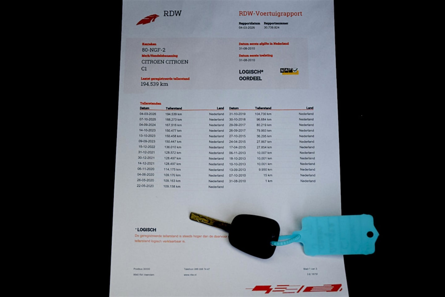 Citroën C1 - 1.0-12V Ambiance 1.0-12V Ambiance, Airco, NAP