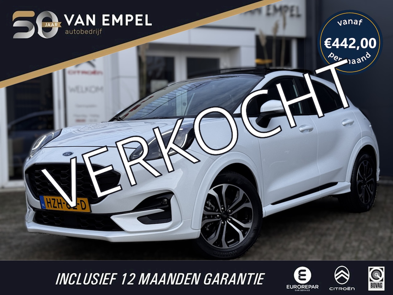 Ford Puma - 1.0 EcoBoost Hybrid ST-Line | 155 PK | Automaat | Panoramadak | Navigatie | Stoel + Stuurv - AutoWereld.nl
