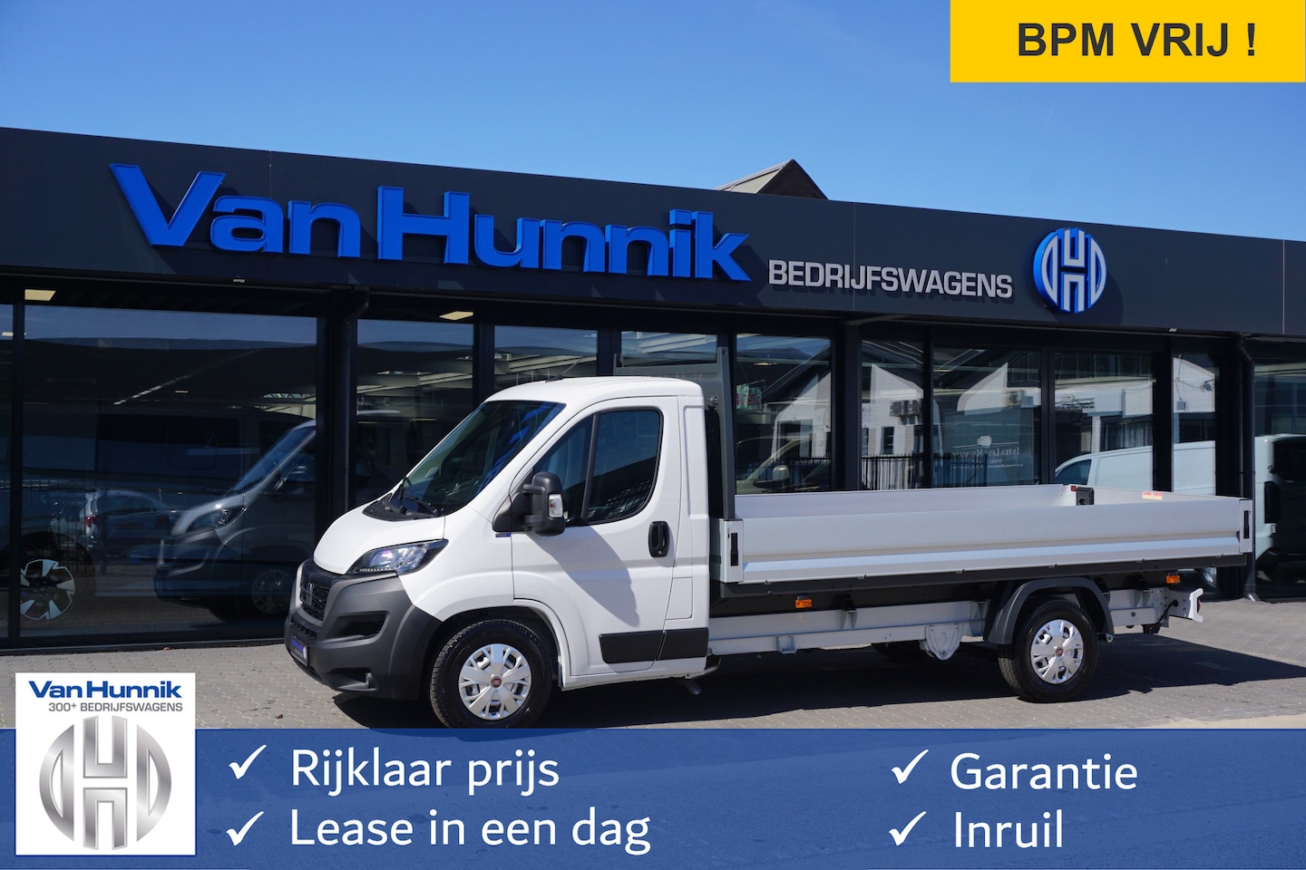 Fiat Ducato - Maxi 35 180PK Open Laadbak L4 BPM VRIJ!! Apple CP/ Android A, Airco, Cruise, trekhaak!! NR - AutoWereld.nl