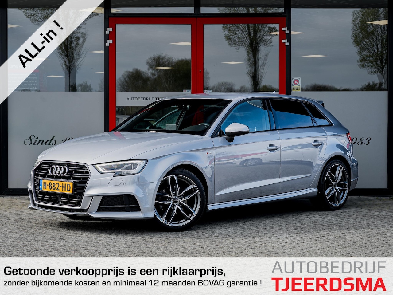 Audi A3 Sportback - 1.0 TFSI Sport Pro S Line | Navigatie | Stoelverwarming | Climate Control | Cruise Control - AutoWereld.nl