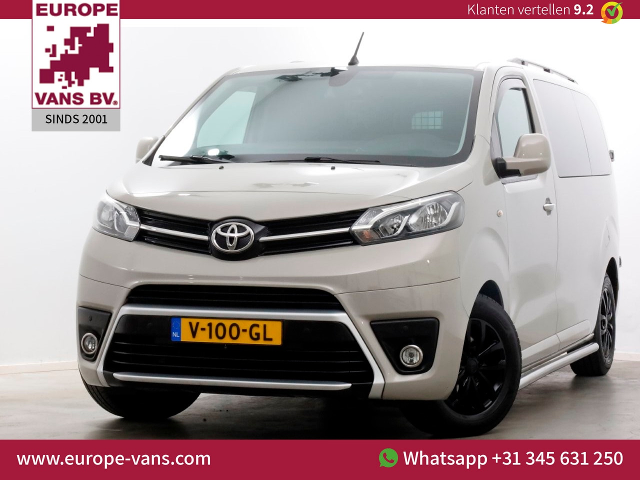 Toyota ProAce - 1.6 D-4D E6 Automaat Professional M Airco/Navi/Camera MARGE BTW-VRIJ 05-2017 - AutoWereld.nl