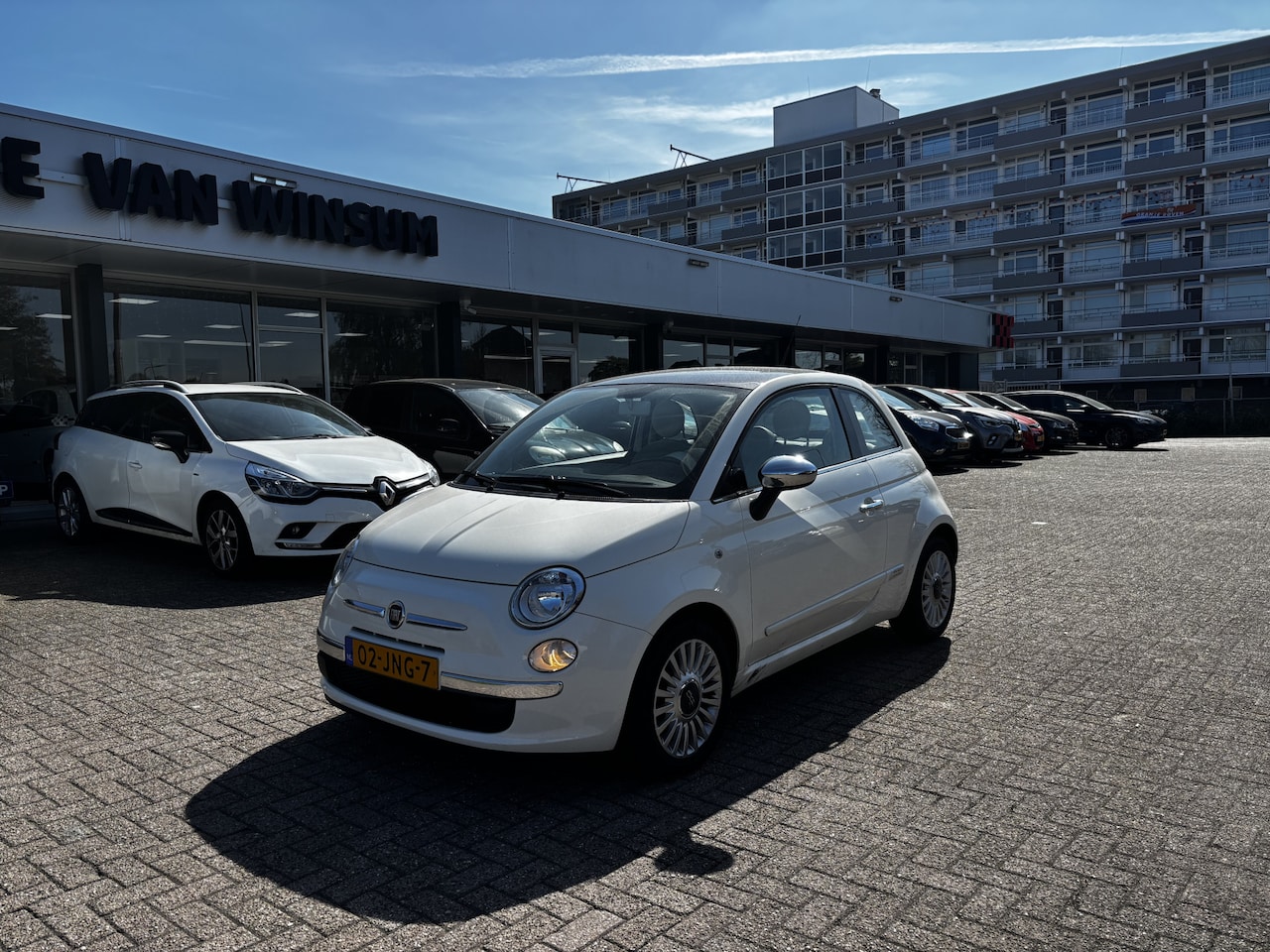Fiat 500 - 1.2 Lounge 1eEigenaar Airco Automaat Panodak Nap - AutoWereld.nl
