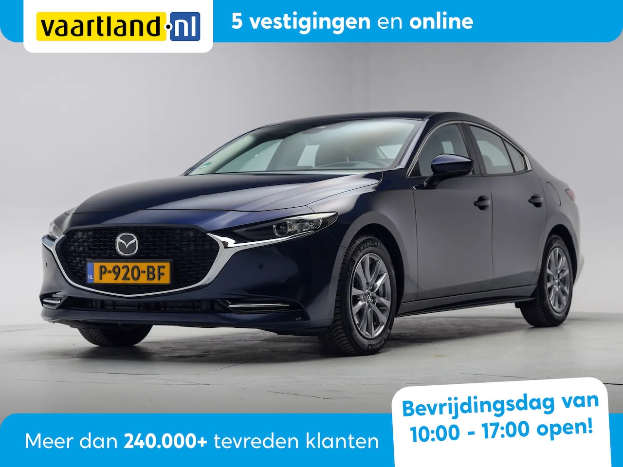 Mazda 3 - 2.0 e-SkyActive-X M Hybrid 186pk Comfort Aut. [ LED Navi Leder Camera ] - AutoWereld.nl