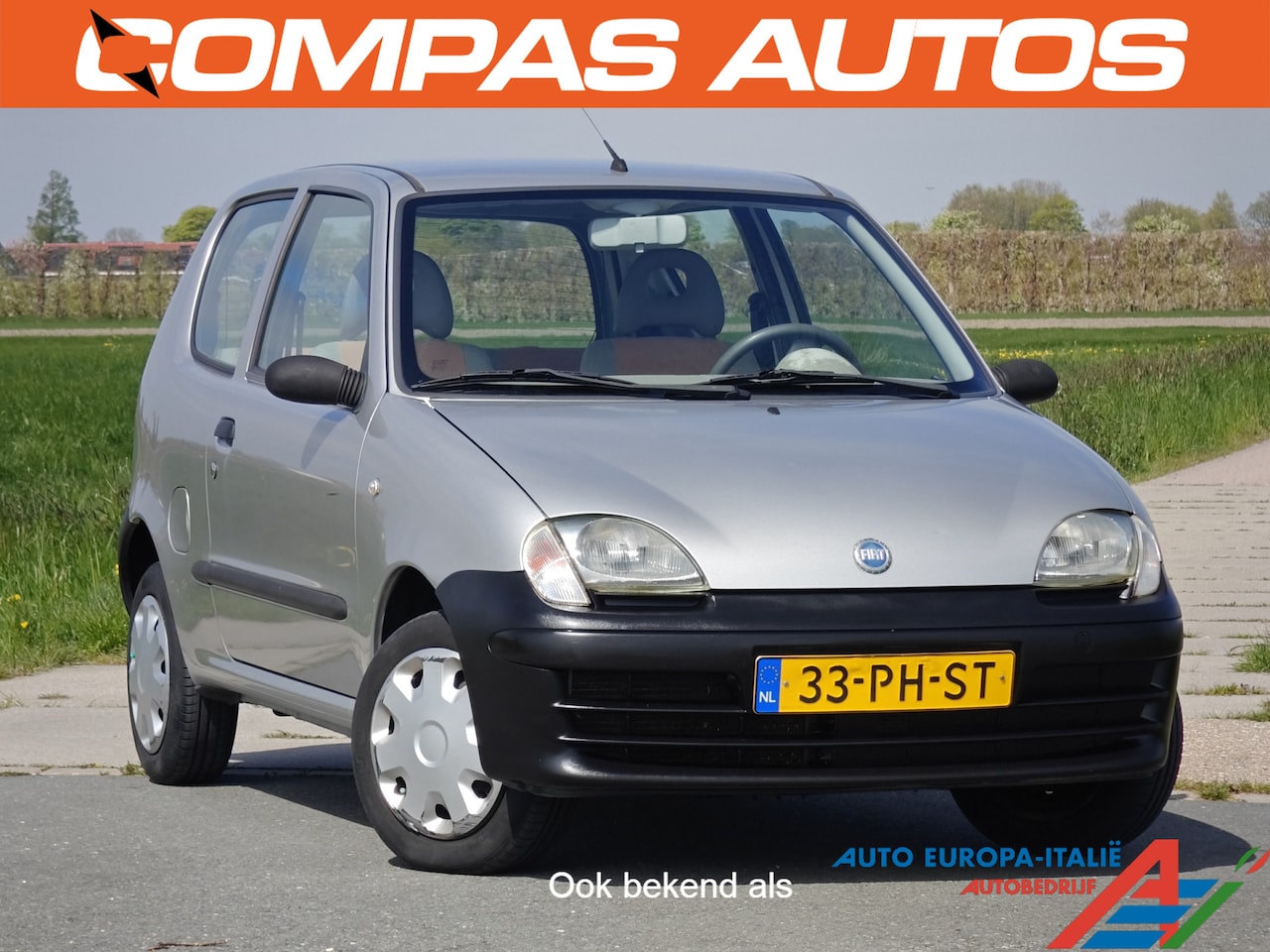 Fiat Seicento - 1.1 Active | Unieke km stand en staat - AutoWereld.nl