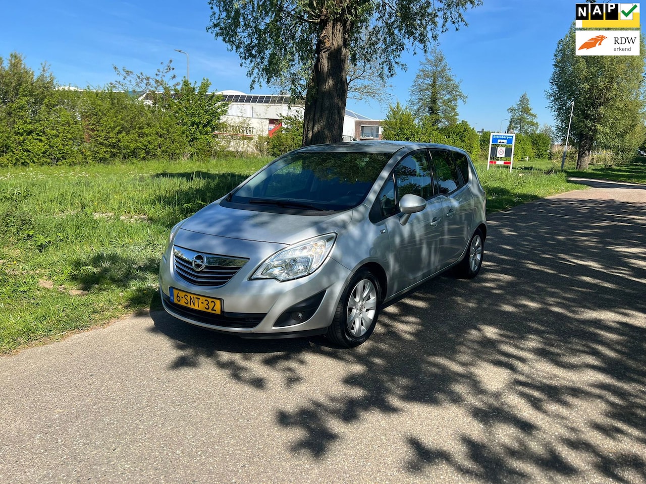 Opel Meriva - 1.4 Turbo Cosmo Airco Cruise Half Leder - AutoWereld.nl