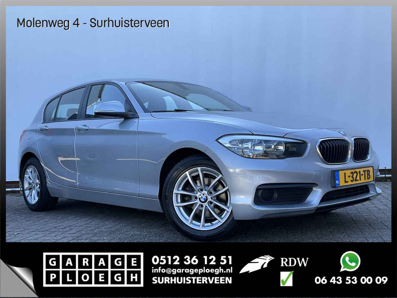 BMW 1-serie - 116i Navi Airco Keyless Start Bluetooth Audio LMV - AutoWereld.nl