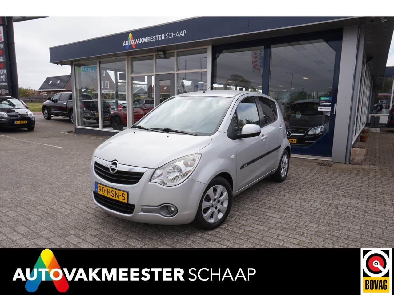 Opel Agila - 1.2 Enjoy 1.2 Enjoy , Automaat , 91dkm , Incl nw apk/beurt & 6 mnd garantie - AutoWereld.nl