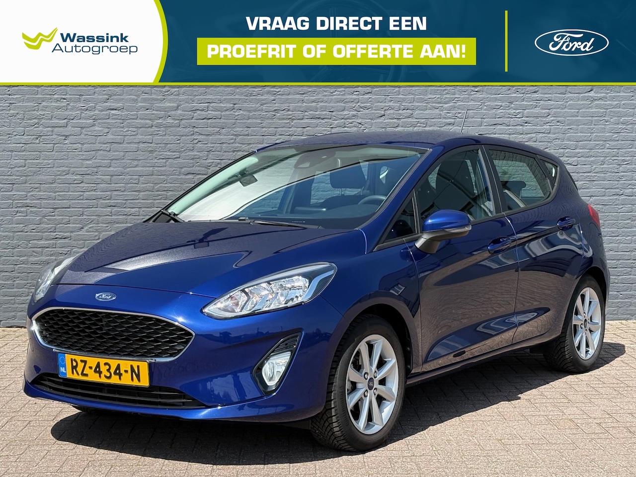 Ford Fiesta - 1.1 85pk 5dr Trend | 1e Eigenaar | Cruise Control | Licht Metaal | Losse Zomerbanden | Afn - AutoWereld.nl