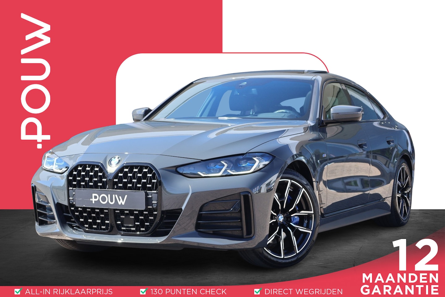 BMW 4-serie Gran Coupé - 420i High Executive M-Sport | Trekhaak | Panoramadak | Head-up | Camera | Leder - AutoWereld.nl