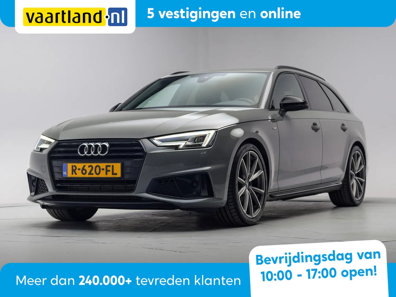 Audi A4 Avant - 40TFSI Sport S line black edition Aut. [ Half- Leder Apple / Android Stoelverwarming Navi - AutoWereld.nl