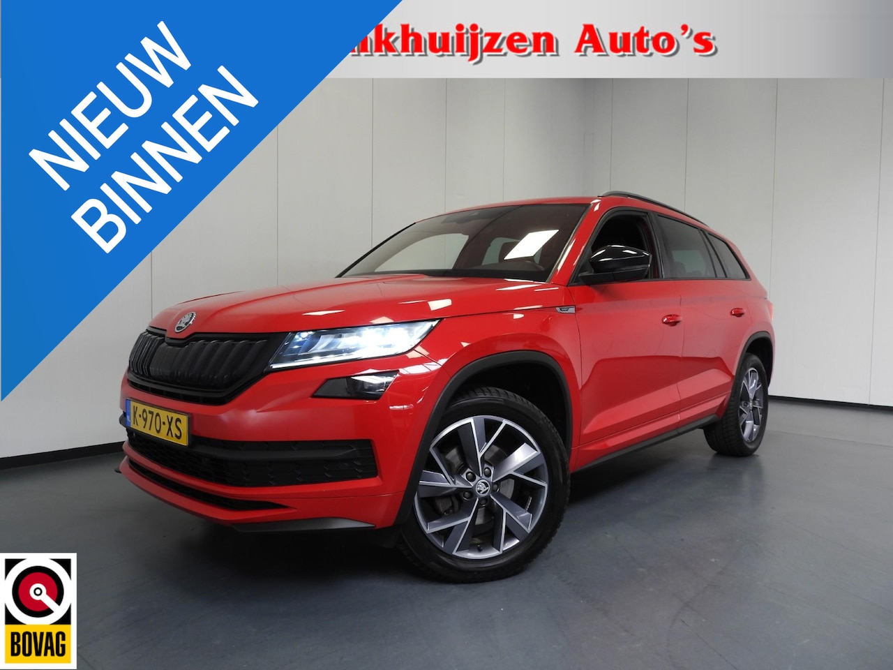 Skoda Kodiaq - 1.5 TSI Aut. Sportline Business 7-Pers. NAVI/CAMERA/LED/19"LMV! - AutoWereld.nl