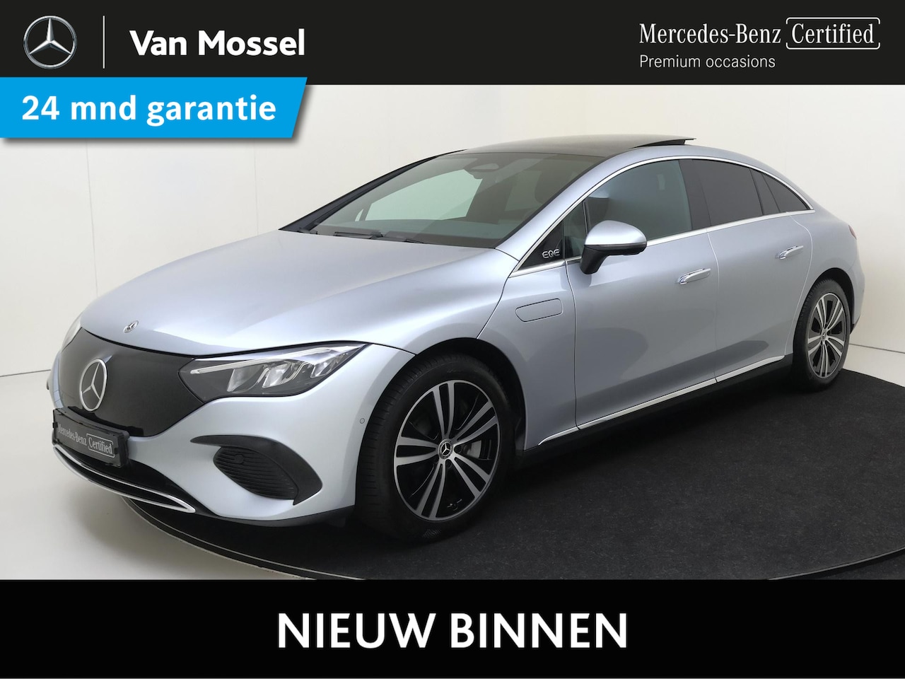 Mercedes-Benz EQE - 300 Business Edition 89 kWh Panoramadak / Privacy Glass / Semi-Elektrische stoelen / Parke - AutoWereld.nl