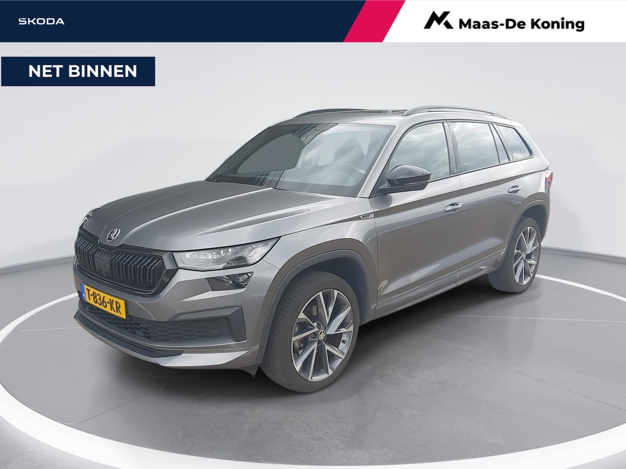 Skoda Kodiaq - 1.5 TSI 150pk DSG Sportline Business · Panoramadak · Camera · Matrix LED · Elek. Stoel + G - AutoWereld.nl