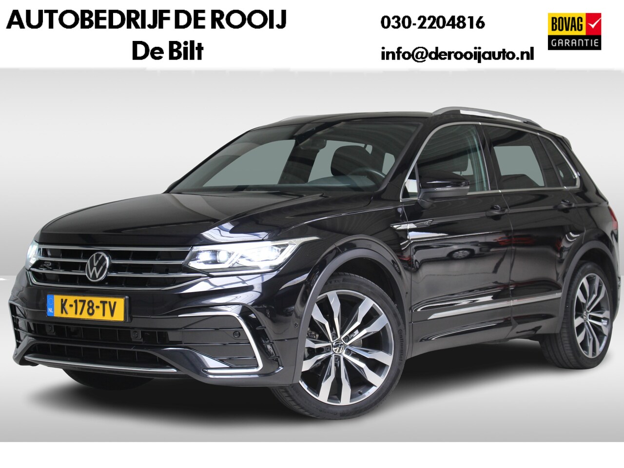 Volkswagen Tiguan - 1.5 TSI R-Line DSG Automaat Panoramadak | 20" Suzuka velgen | El. Achterklep | IQ light - AutoWereld.nl