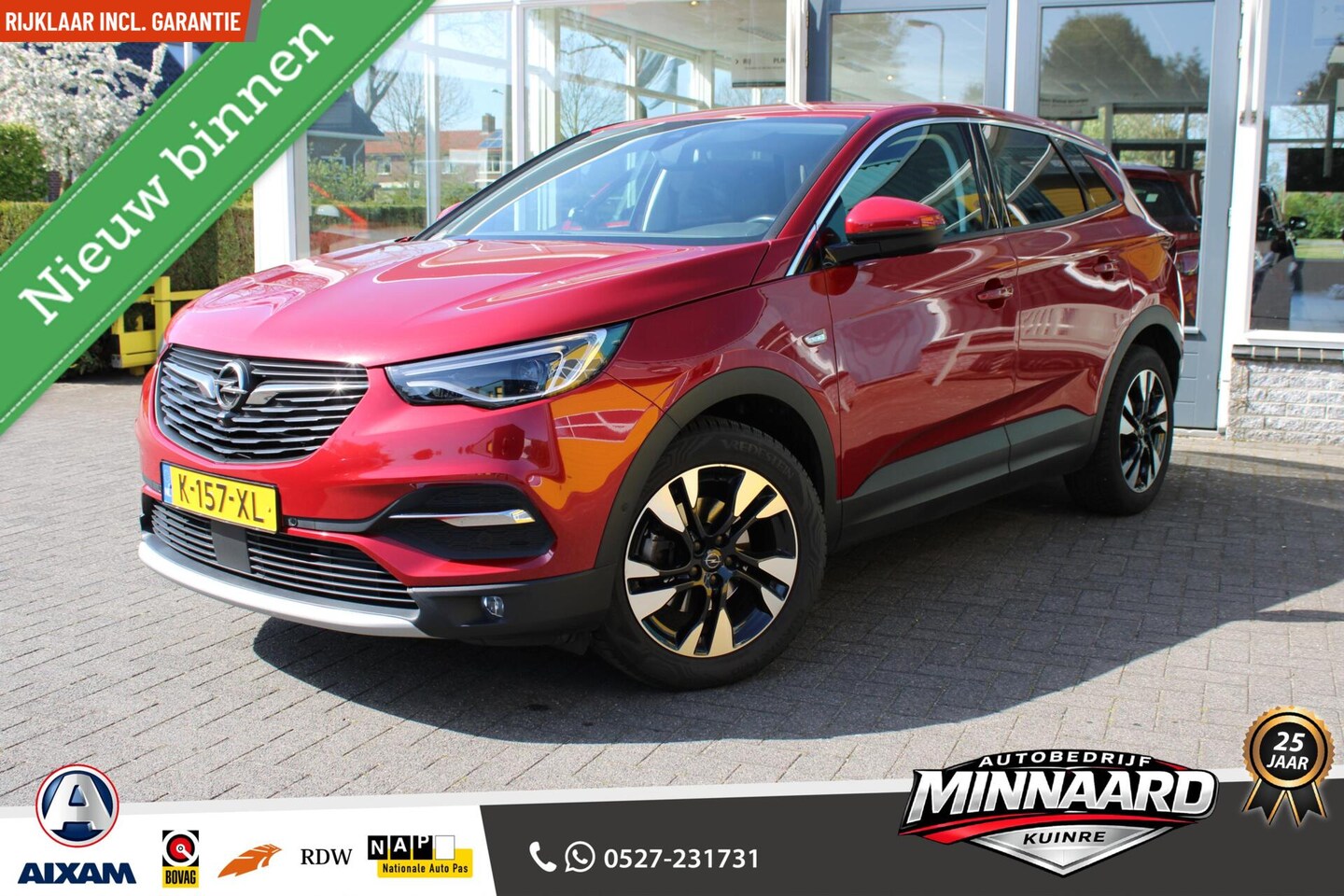 Opel Grandland X - 1.2 Turbo Business Elegance Trekhaak|Camera|Pdc|Navi - AutoWereld.nl