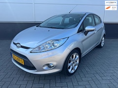 Ford Fiesta - 1.25 Titanium 5drs Clima - sensoren - Lm velgen - bluetooth - cruise control - NAP - aux +