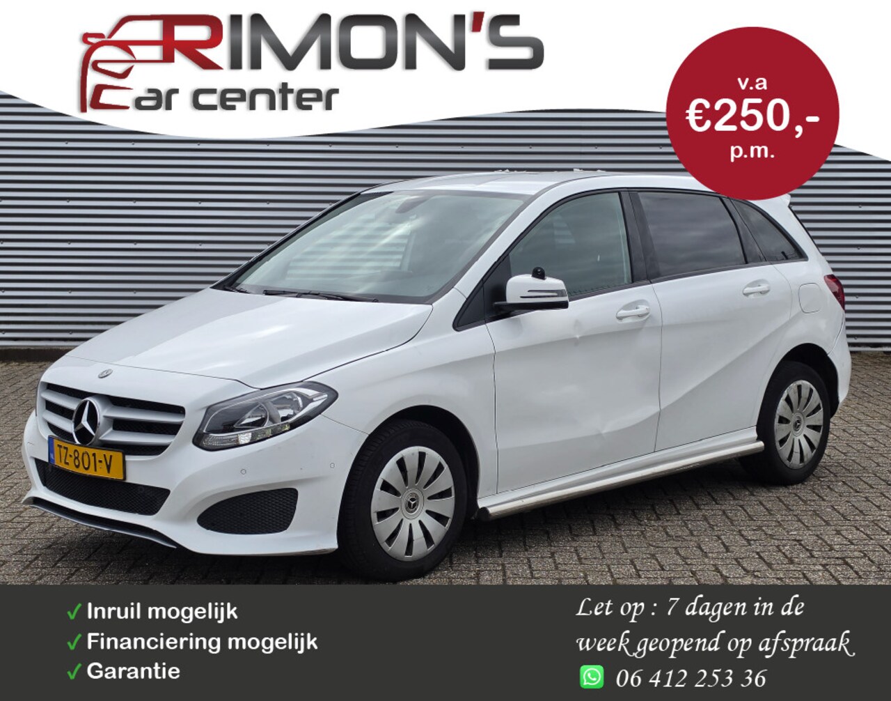 Mercedes-Benz B-klasse - 220 d Ambition Dealer Onderhouden 1 Ste Eigenaar - AutoWereld.nl