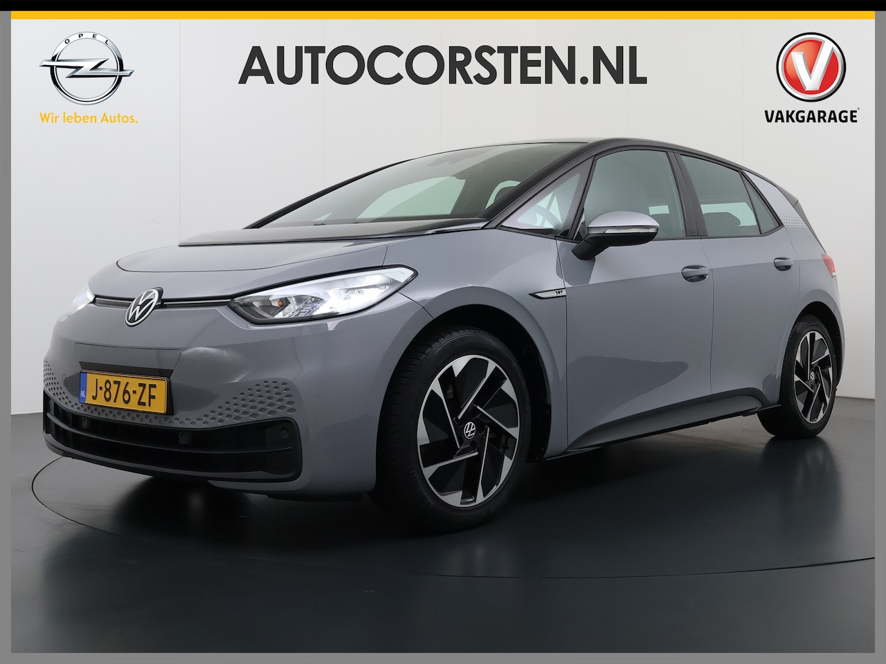 Volkswagen ID.3 - First 58kWh SOH 94% Trekhaak Adap.Cruise AppConnect Navi Stoelverw. Pdc Dab Aut.Verlichtin - AutoWereld.nl