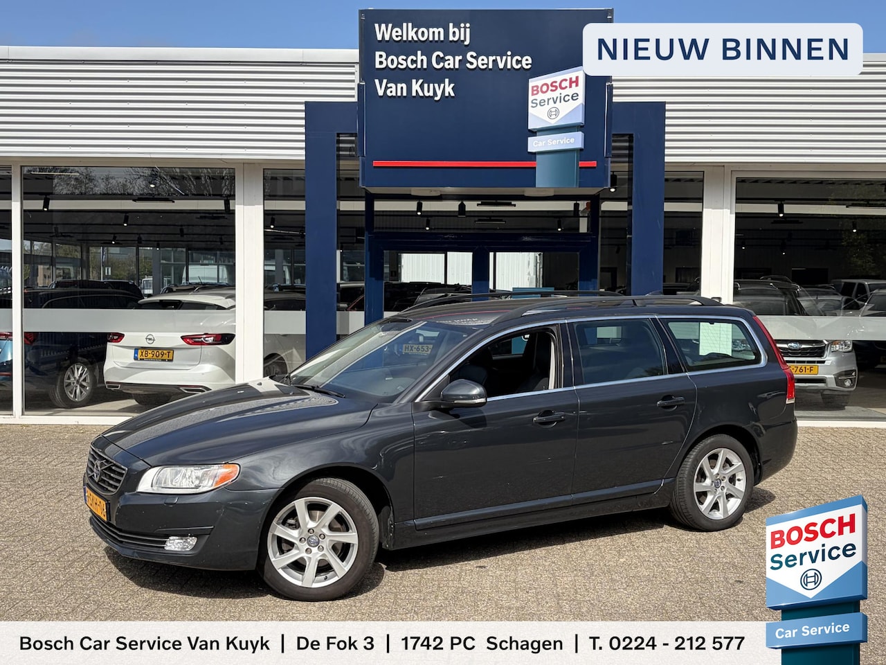 Volvo V70 - 1.6 T4 Nordic+ / Automaat / NL-Auto / Vol-Leder / Stoelverwarming / Cruise-Control / Stand - AutoWereld.nl