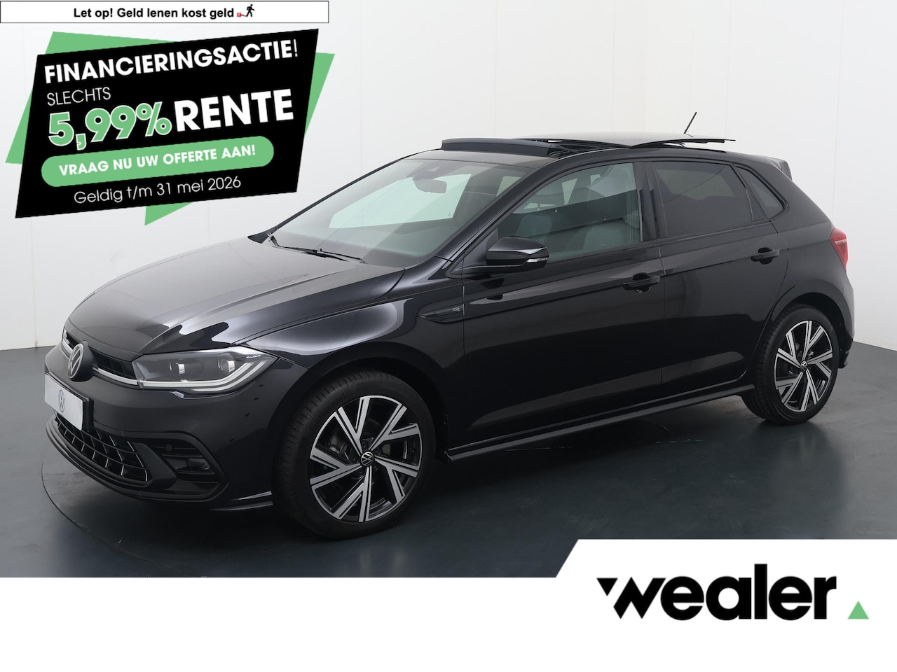 Volkswagen Polo - 1.0 TSI R-Line Business | 116 PK | Automaat | Panoramadak | Verwarmde voorstoelen | Matrix - AutoWereld.nl