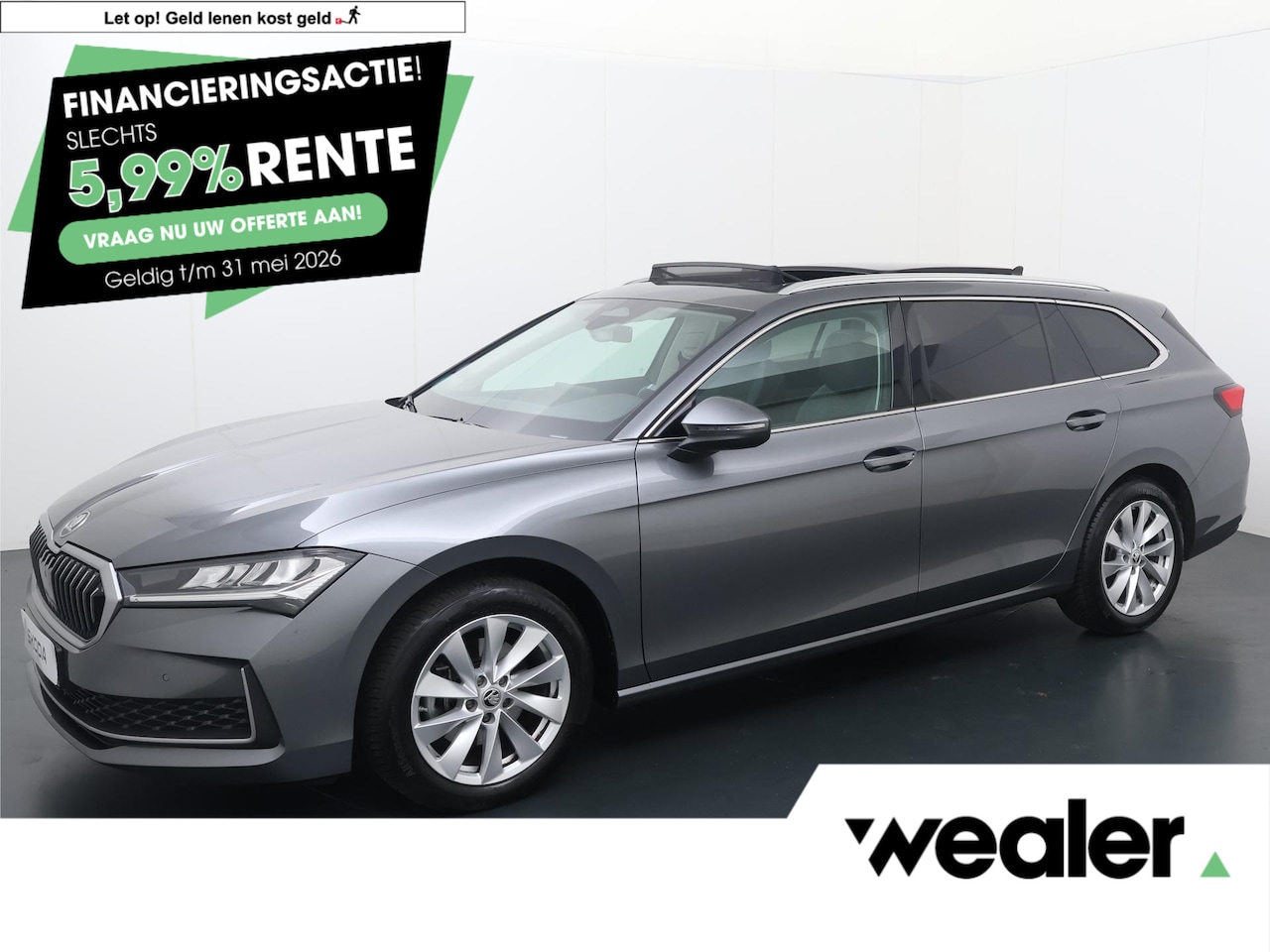 Skoda Superb Combi - 1.5 TSI MHEV First Edition | 150 PK | Automaat | Trekhaak wegklapbaar | Panoramadak | Appl - AutoWereld.nl