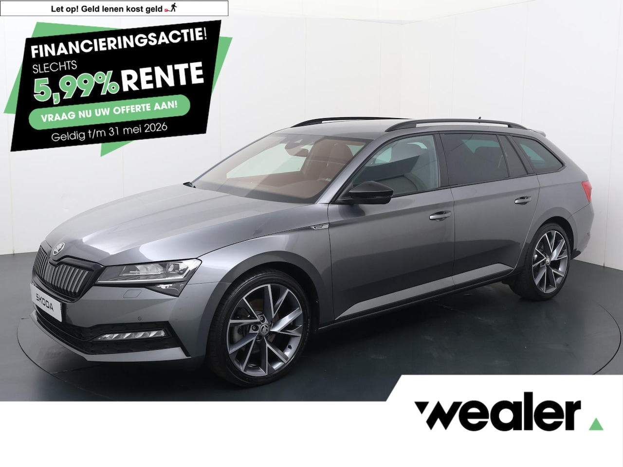 Skoda Superb Combi - 1.4 TSI iV Sportline Business | 218 PK | SoH 100% | Matrix LED koplampen | Adaptive cruise - AutoWereld.nl