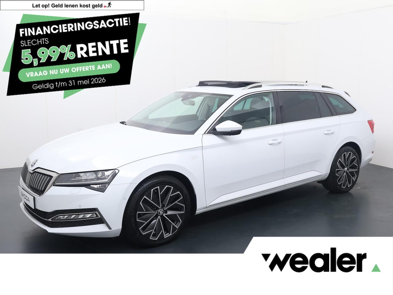 Skoda Superb Combi - 1.4 TSI iV Laurin & Klement Edition | 218 PK | SoH 97% | Trekhaak | Panoramadak | 360 grad - AutoWereld.nl