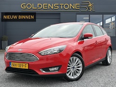 Ford Focus - 1.0 Titanium Navi, 125pk, Trekhaak, Dealer Onderhouden, Pdc V+A, 6 Bak, N.A.P, Clima, Crui