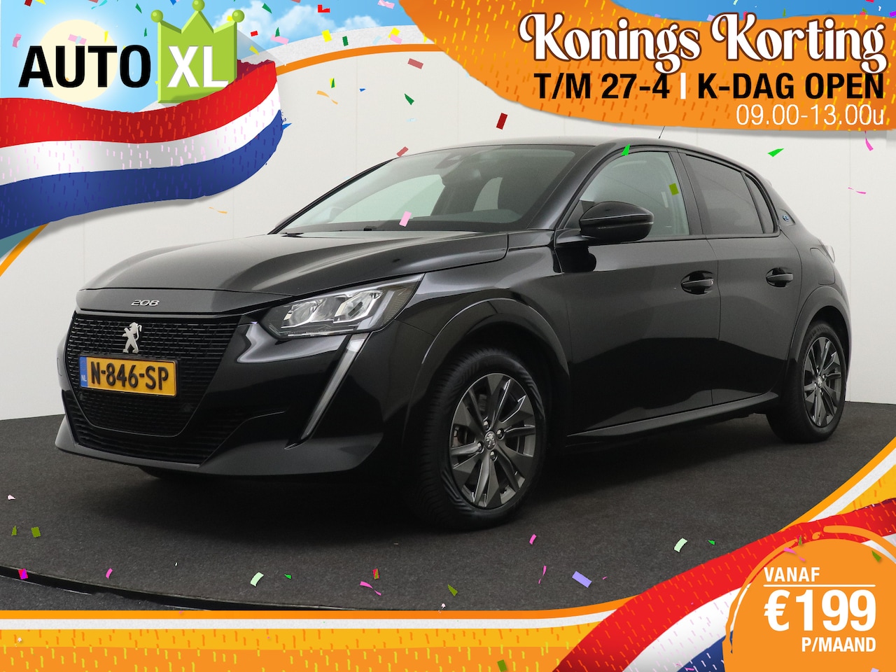 Peugeot e-208 - EV Allure 50 kWh (SOH 91%) Carplay Cruise Clima - AutoWereld.nl