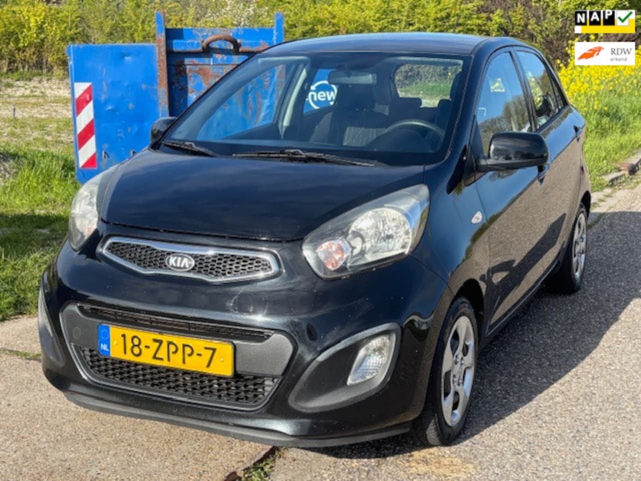 Kia Picanto - 1.0 CVVT ISG Comfort Pack 5-Drs Airco Electric pakket Audio/CD Multimedia ABS EBD Colorpak - AutoWereld.nl