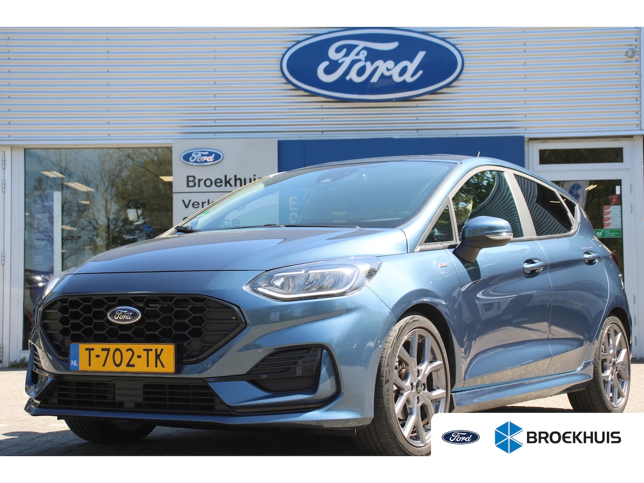 Ford Fiesta - 1.0EB Hybrid ST-Line X | NL-AUTO! | 1E EIGENAAR! | TREKHAAK | CAMERA | B&O | CRUISE | DRAA - AutoWereld.nl