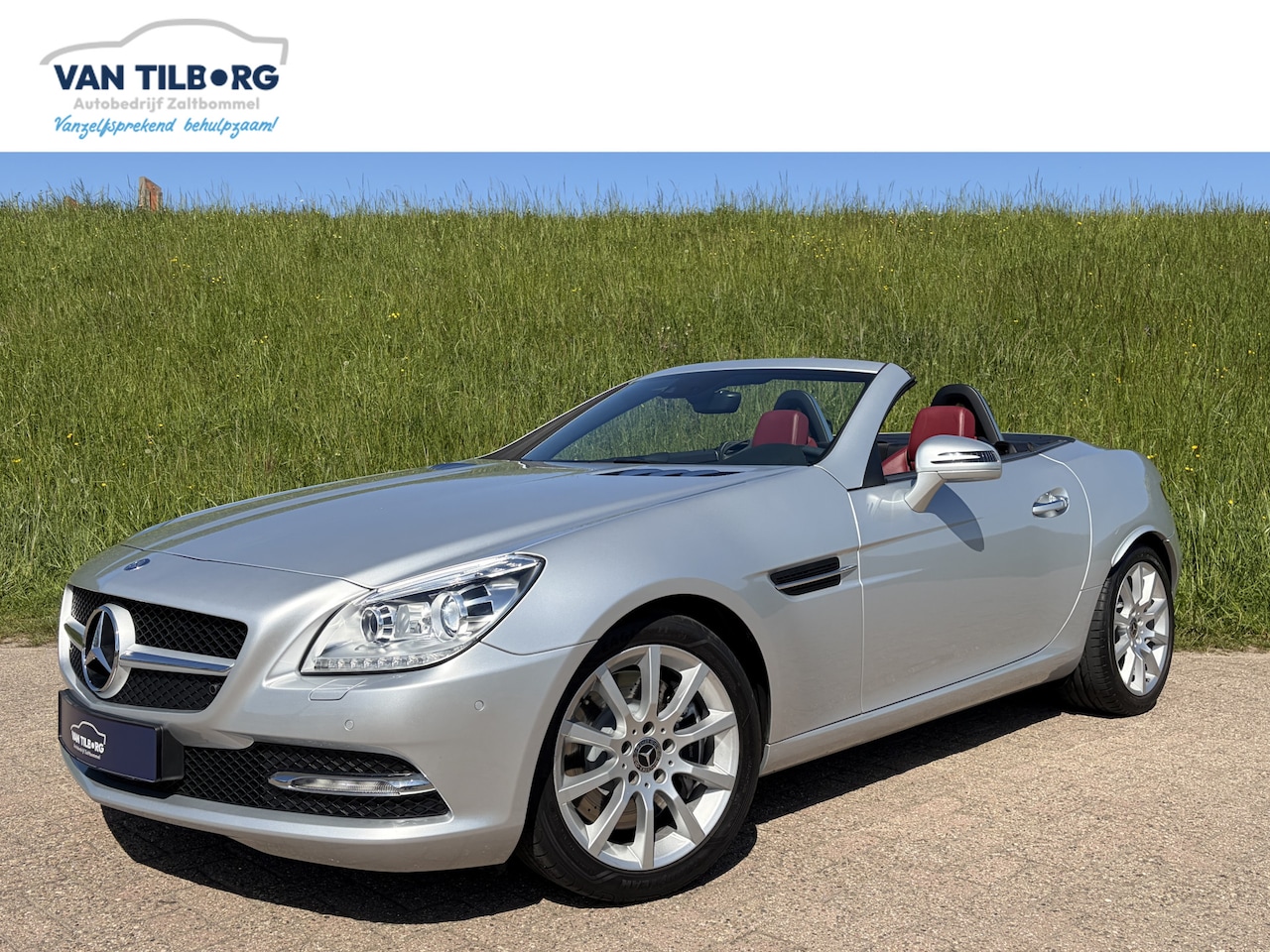 Mercedes-Benz SLK-klasse - 350 Elek. verstelbare stoelen met Stoel- & Nekverwarming | Sportonderstel | PDC V&A | Bi-X - AutoWereld.nl