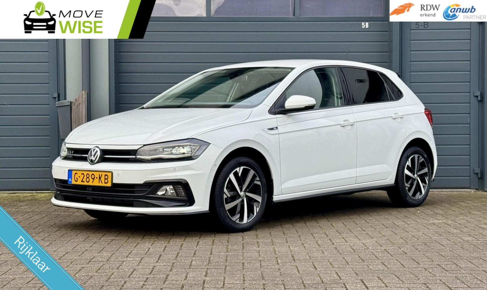 Volkswagen Polo - 1.0 TSI 95pk| R LINE | bj. 2019 | Adpt. Cruise | 5 Drs. | Trekhaak | Virtual Dash. | Rijkl - AutoWereld.nl