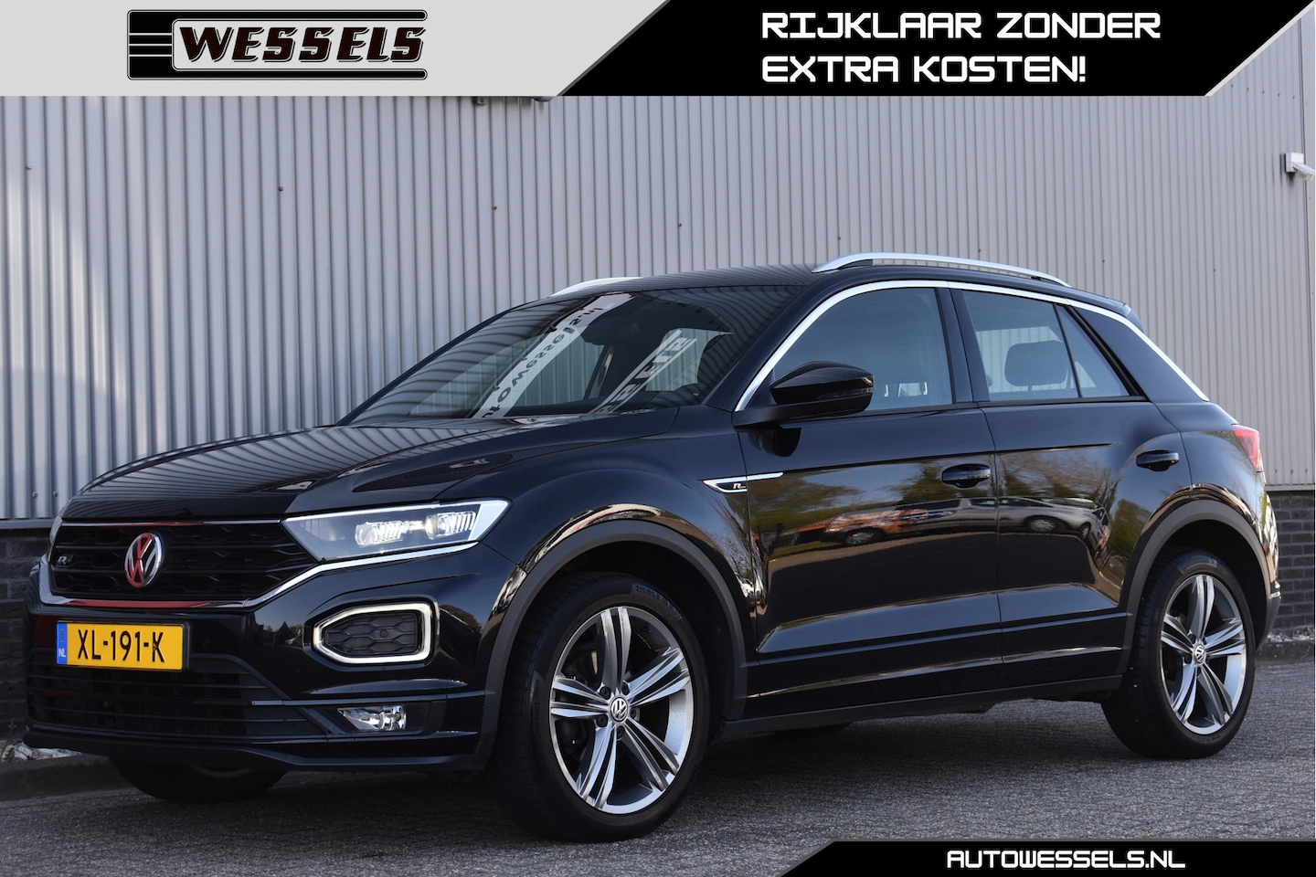 Volkswagen T-Roc - 1.5 TSI R-line Virtual cockpit, Trekhaak, Adaptive cruise, Carplay, DAB, NAP - AutoWereld.nl