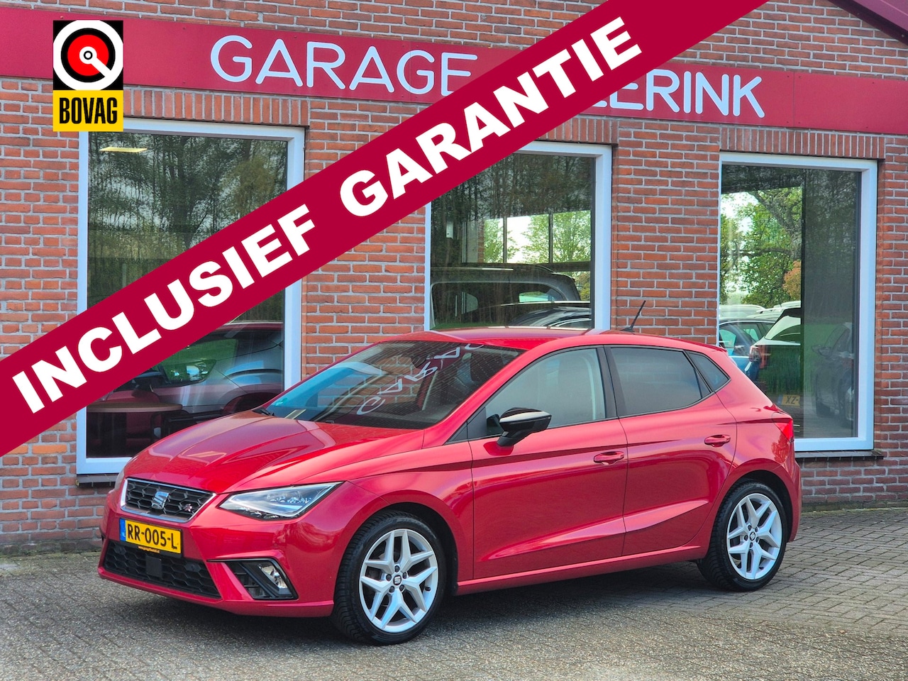 SEAT Ibiza - 1.0 TSI FR Business Intense 95PK 5drs clima, adapt. cruise, navi, pdc, carplay, led, camer - AutoWereld.nl