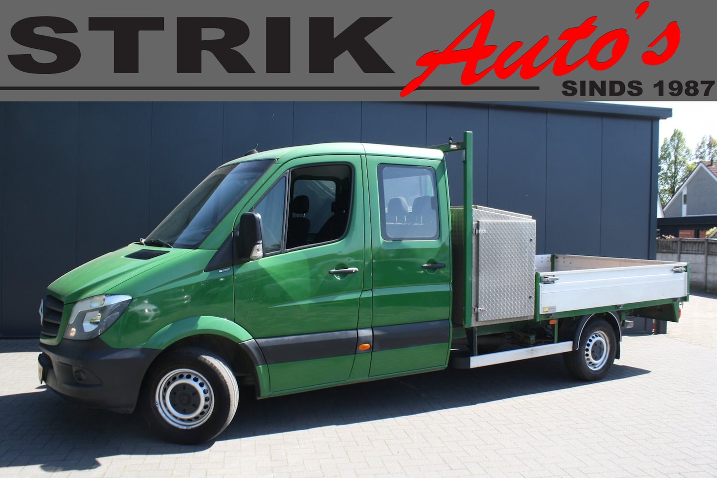 Mercedes-Benz Sprinter - 314 2.2 CDI EURO 6 432 DUBBEL CABINE - 6-PERSOONS - AIRCO - NAVIGATIE - TREKHAAK - AutoWereld.nl