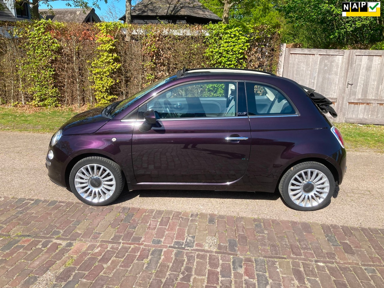 Fiat 500 C - 0.9 TwinAir Lounge 0.9 TwinAir Lounge, NAP, PDC, Airco, - AutoWereld.nl