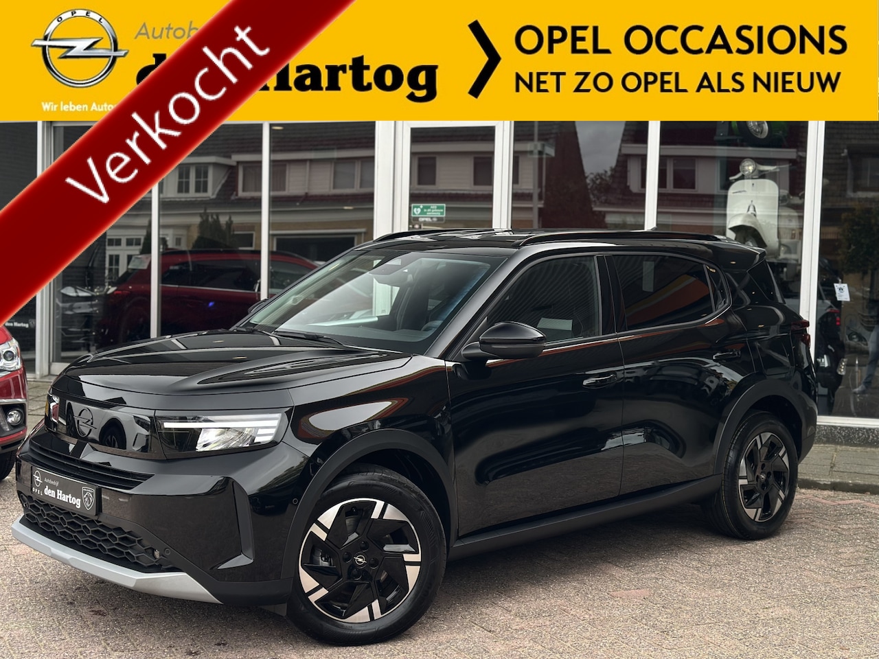 Opel Frontera - 1.2 Turbo Hybrid GS 145PK Navi/Camera /stoel+stuur en Voorruitverwarming. - AutoWereld.nl