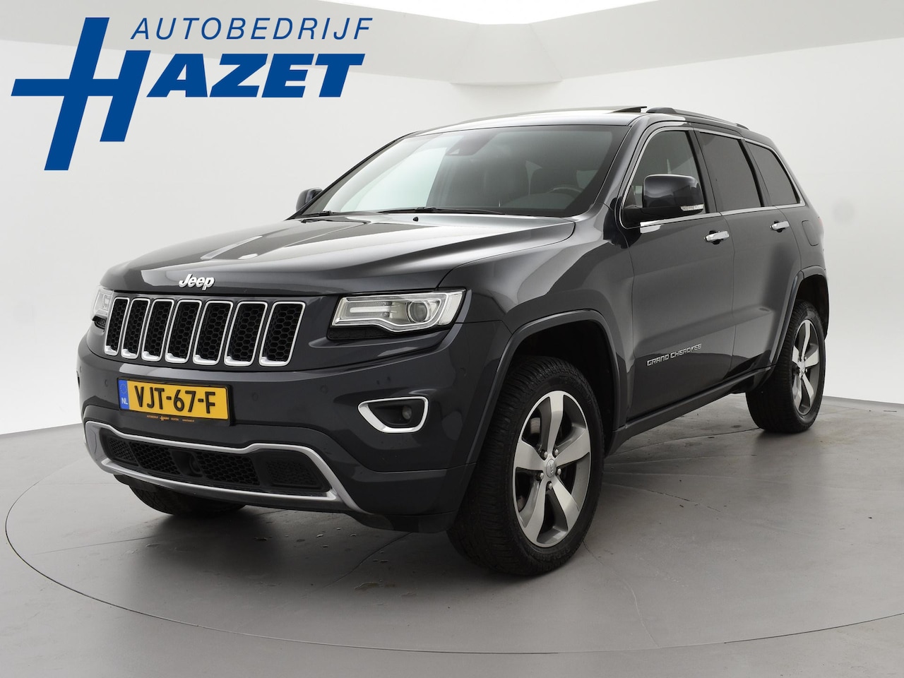 Jeep Grand Cherokee - 3.0 CRD AUT. GRIJS KENTEKEN OVERLAND + ADAPTIVE CRUISE | TREKHAAK 3500 KG | SCHUIFDAK | LE - AutoWereld.nl