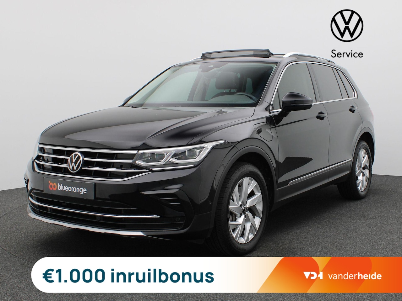 Volkswagen Tiguan - 1.4 TSI eHybrid Elegance 245PK DSG Pano-Schuifdak, Matrix Led, Adaptive Cruise Control, Ac - AutoWereld.nl