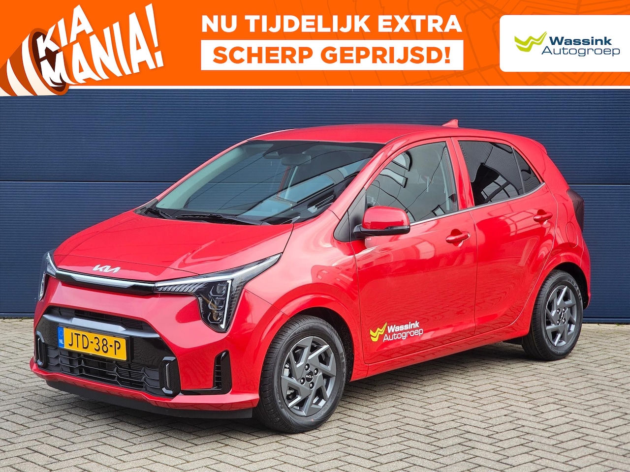 Kia Picanto - 1.0 DPi 4-zits DynamicPlusLine | Camera | Apple Carplay | Navigatie | Airco | Lichtmetalen - AutoWereld.nl