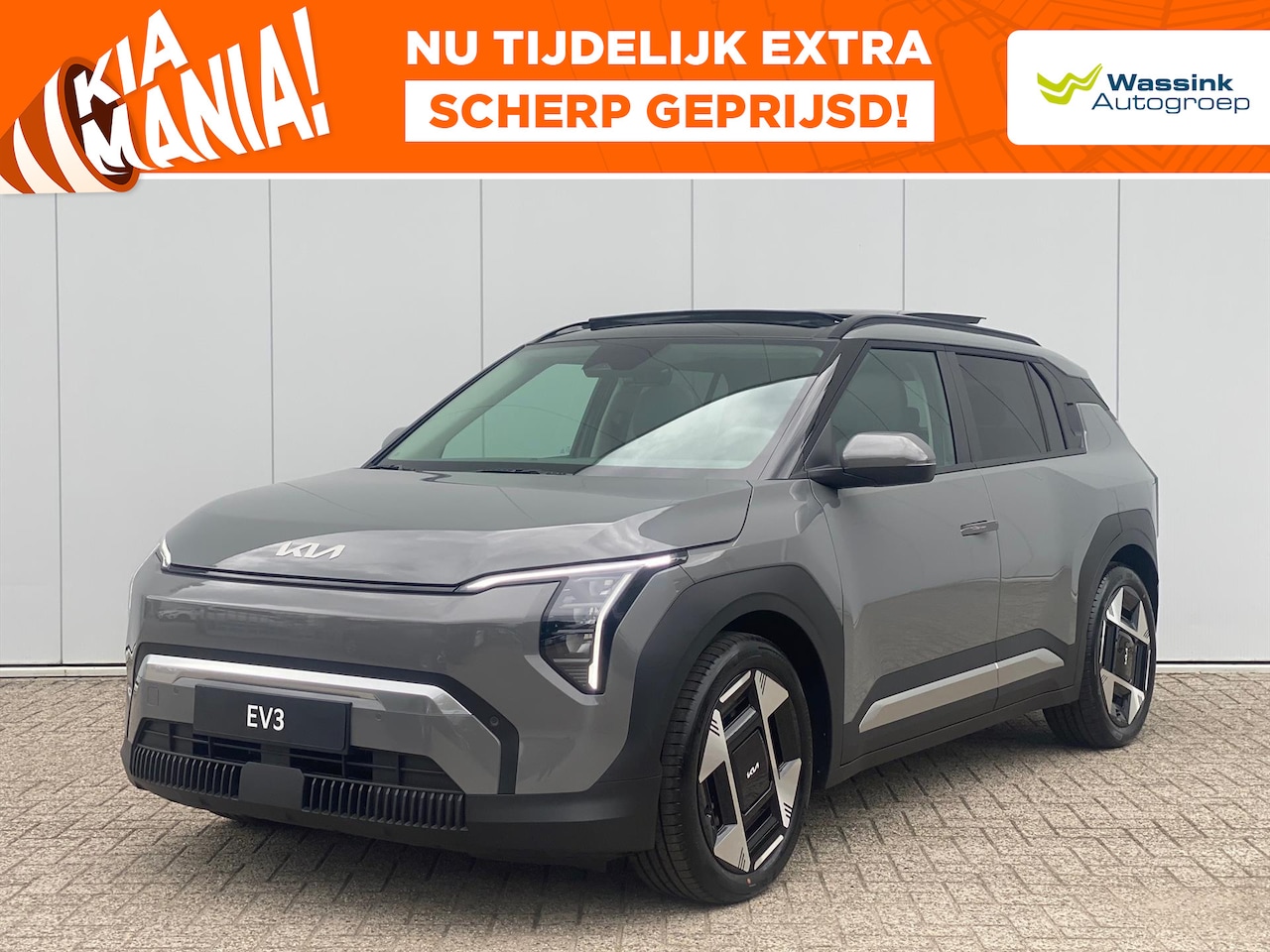 Kia EV3 - 58,3 kWh 204pk Plus Advanced | Navigatie | Stoel & stuuverwarming | Glazen schuif-kantel d - AutoWereld.nl