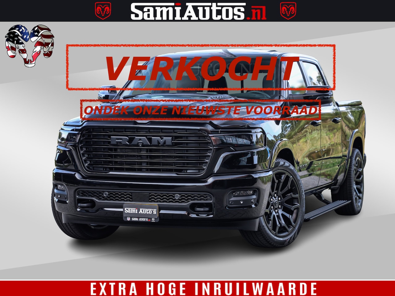 Dodge Ram 1500 - Night Premium | Full Option | De Meest Luxe Pick-Up in zijn Klasse | Comfortabele Dubbele - AutoWereld.nl